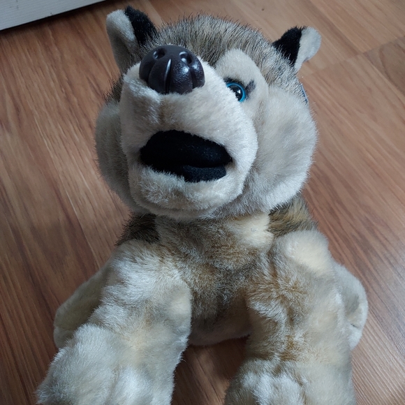 RBI Ron Banafato Wuffy The Howling Wolf Puppet Plush Stuffed Animal Sound Box - Picture 3 of 9